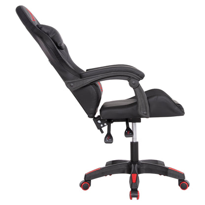 GAMING ARMCHAIR DARREN HM1203.01 BLACK-RED PVC 58.5x100x120Hcm.