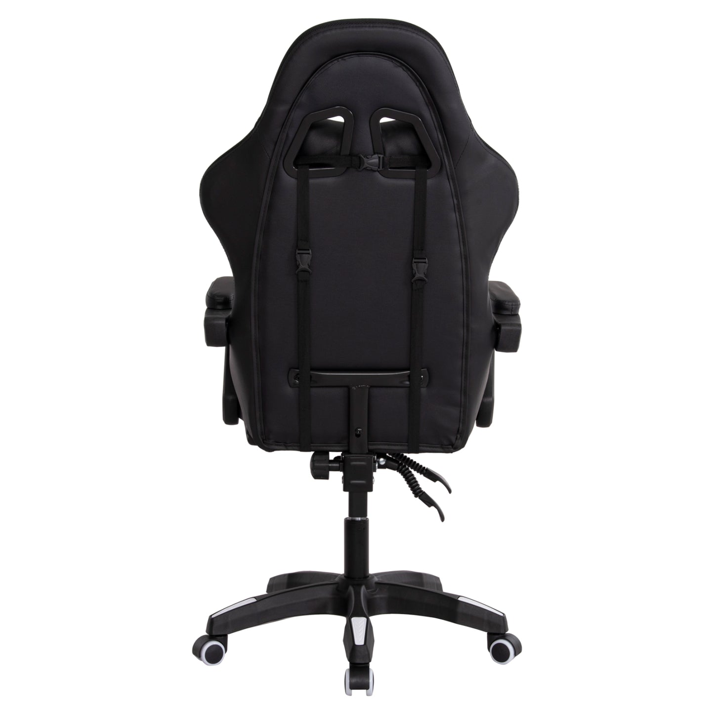 GAMING ARMCHAIR DARREN HM1203.04 BLACK-WHITE PVC 58.5x100x120Hcm.