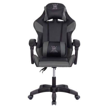 GAMING ARMCHAIR DARREN HM1203.10 BLACK-GREY PVC 60x60x120Hcm.
