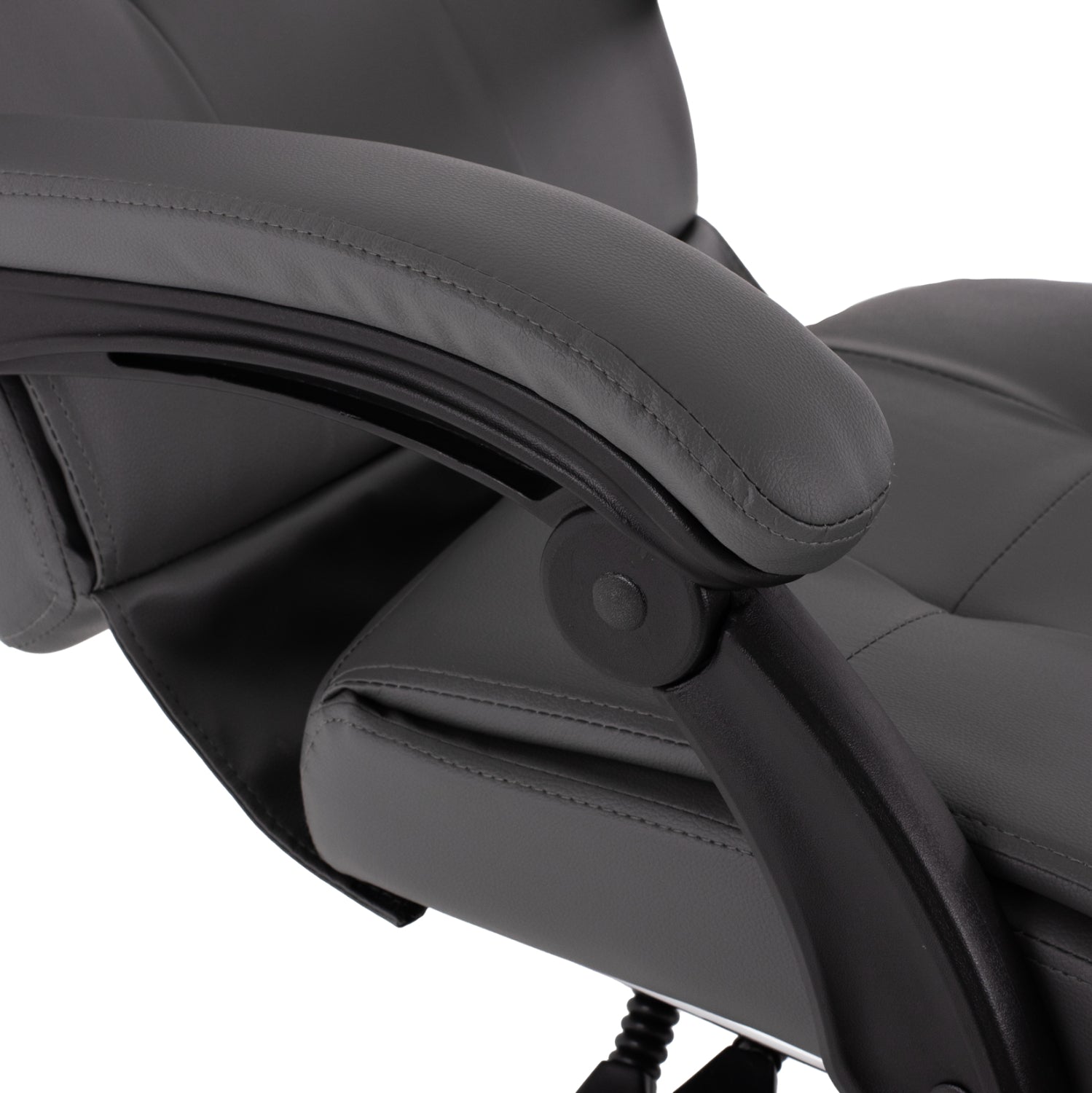 EXECUTIVE OFFICE CHAIR HM1057.20 GREY WITH FOLDING FOOTREST 58x71x128Hcm.