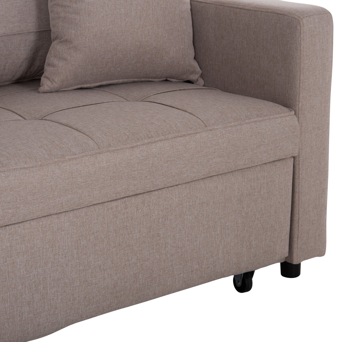 ARMCHAIR-BED MERO HM3306.03 BEIGE FABRIC 100x90x83Hcm.