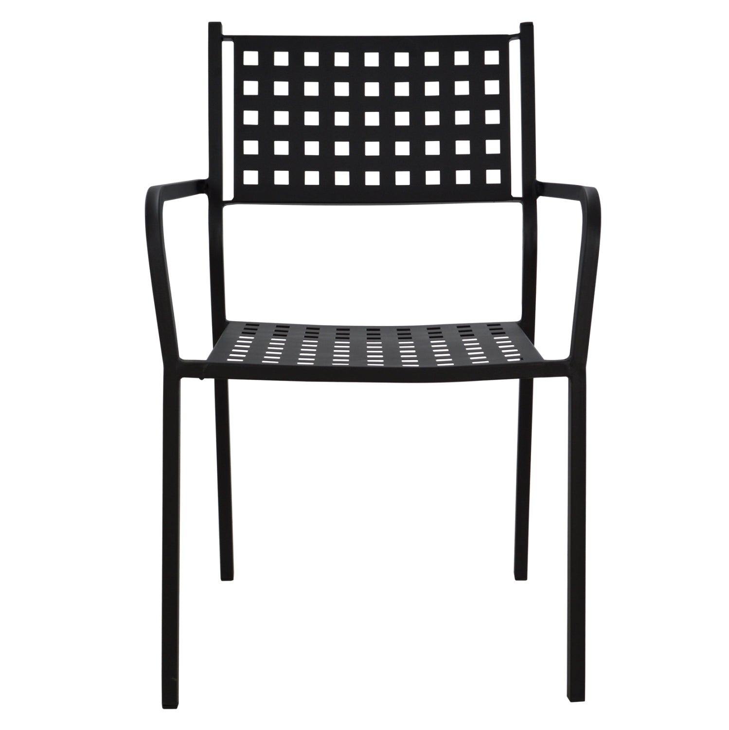 Armchair Metallic HM5031.01 Zeta in black matte 54x51x84Hcm
