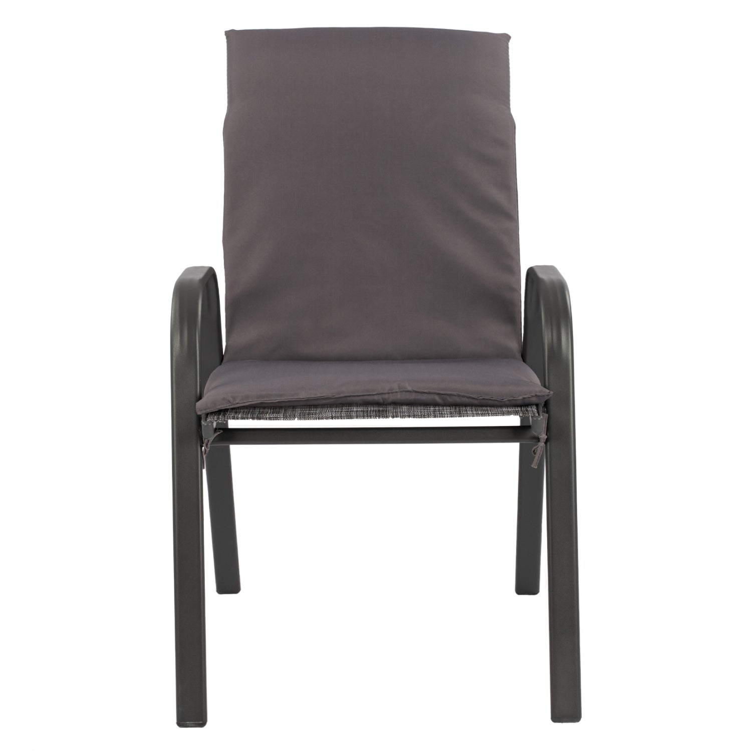 Armchair Leon Metallic grey withgrey pillow HM10573.01 54x70x93 cm.