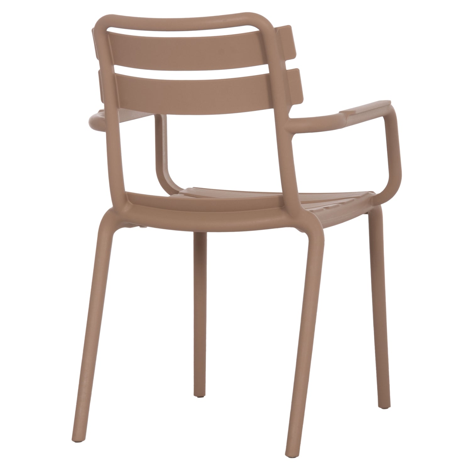 POLYPROPYLENE ARMCHAIR PHILLY HM6123.06 BEIGE 58.5x49x83.5Hcm.