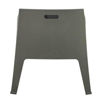 POLYPROPYLENE LOUNGE ARMCHAIR SLEEK HM6365.05 DARK OLIVE GREEN 62x68x73Hcm.