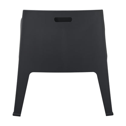 POLYPROPYLENE LOUNGE ARMCHAIR SLEEK HM6365.02 BLACK 62x68x73Hcm.