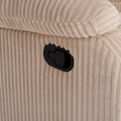ARMCHAIR RELAX DIONI HM3296.12 BEIGE CORD FABRIC 85x90x100Hcm.