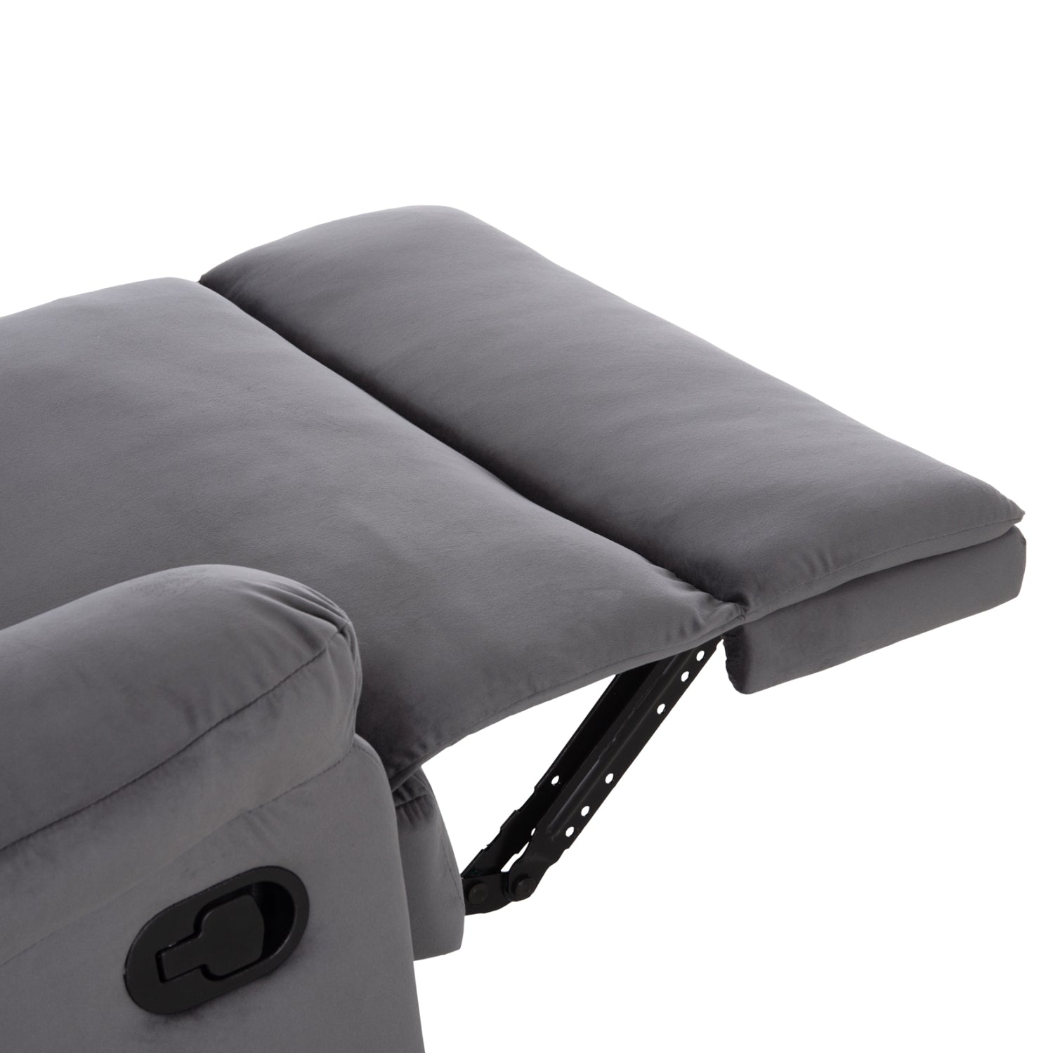 ARMCHAIR WITH MANUAL RECLINER BRAYLEN HM3298.01 GREY VELVET 85x90x95Hcm.