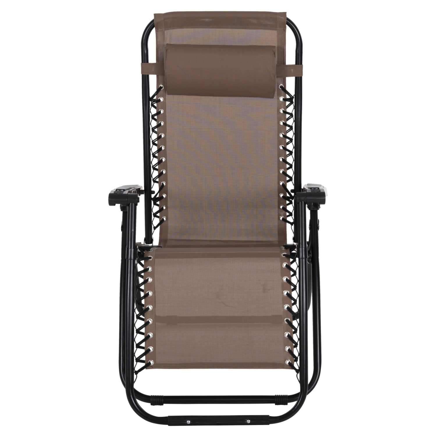 ARMCHAIR RELAX COMPANION HM5095.14 CHAMPAGNE COLORED TEXTILENE-BLACK METAL 67x145x110Hcm.