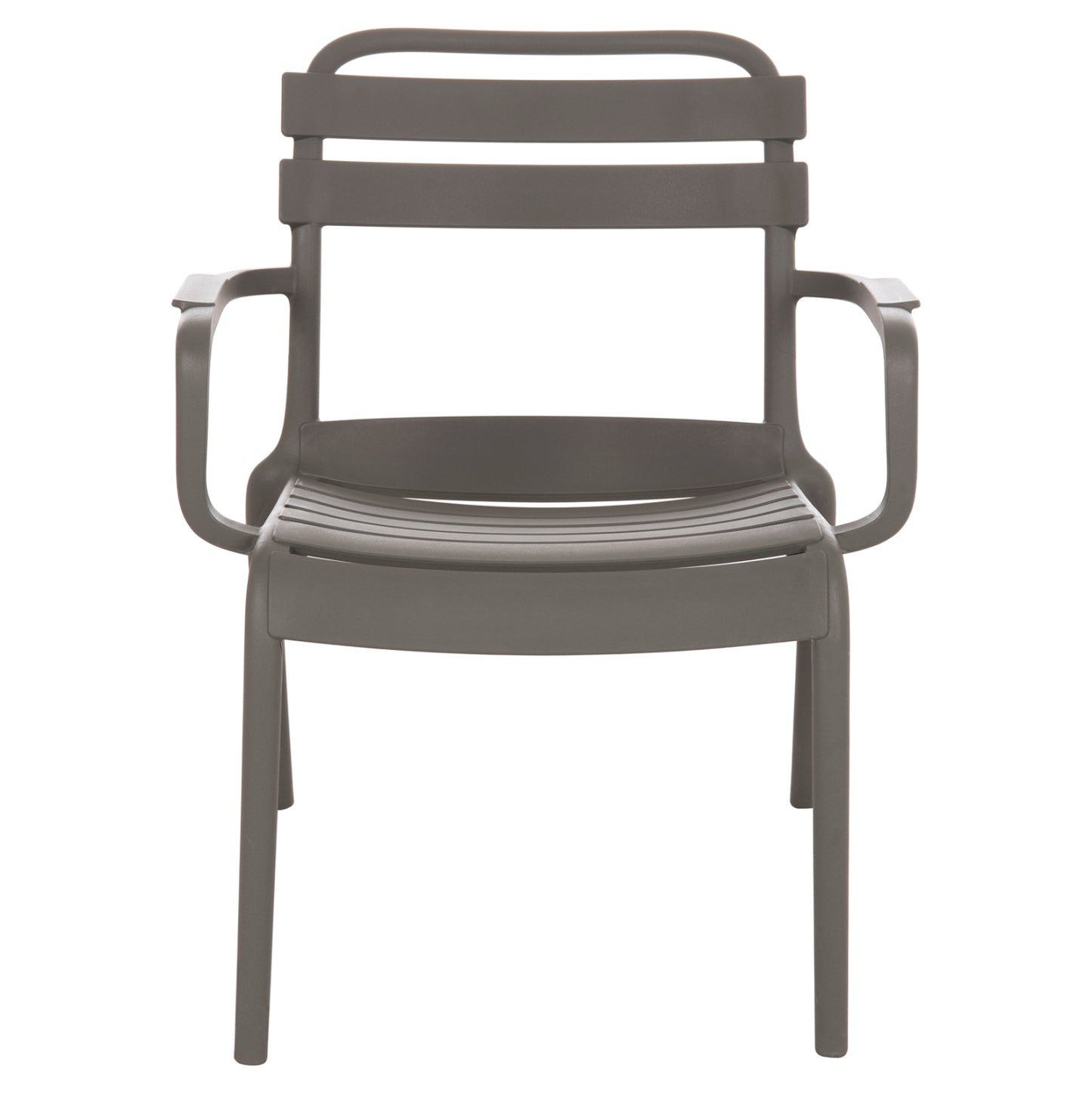 POLYPROPYLENE LOUNGE ARMCHAIR KORVER HM6333.05 DARK OLIVE GREEN 63.5x65x76Hcm.