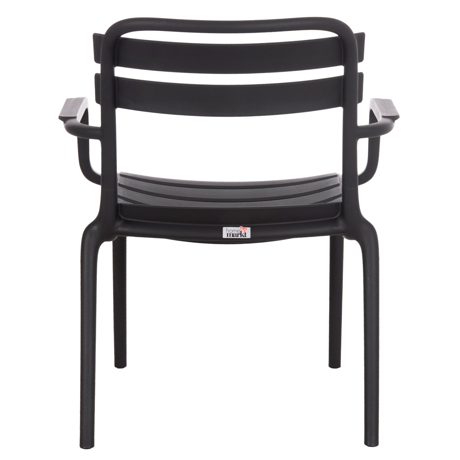 POLYPROPYLENE LOUNGE ARMCHAIR KORVER HM6333.02 BLACK 63.5x65x76Hcm.