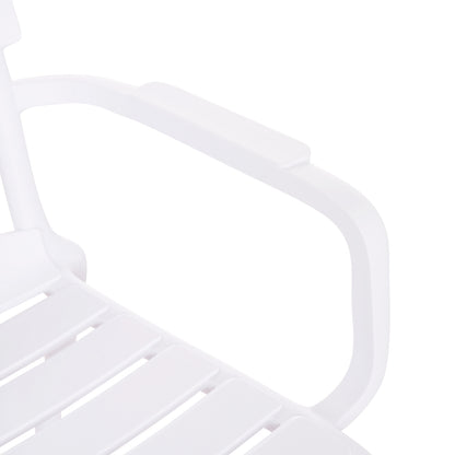 POLYPROPYLENE LOUNGE ARMCHAIR KORVER HM6333.01 WHITE 63.5x65x76Hcm.