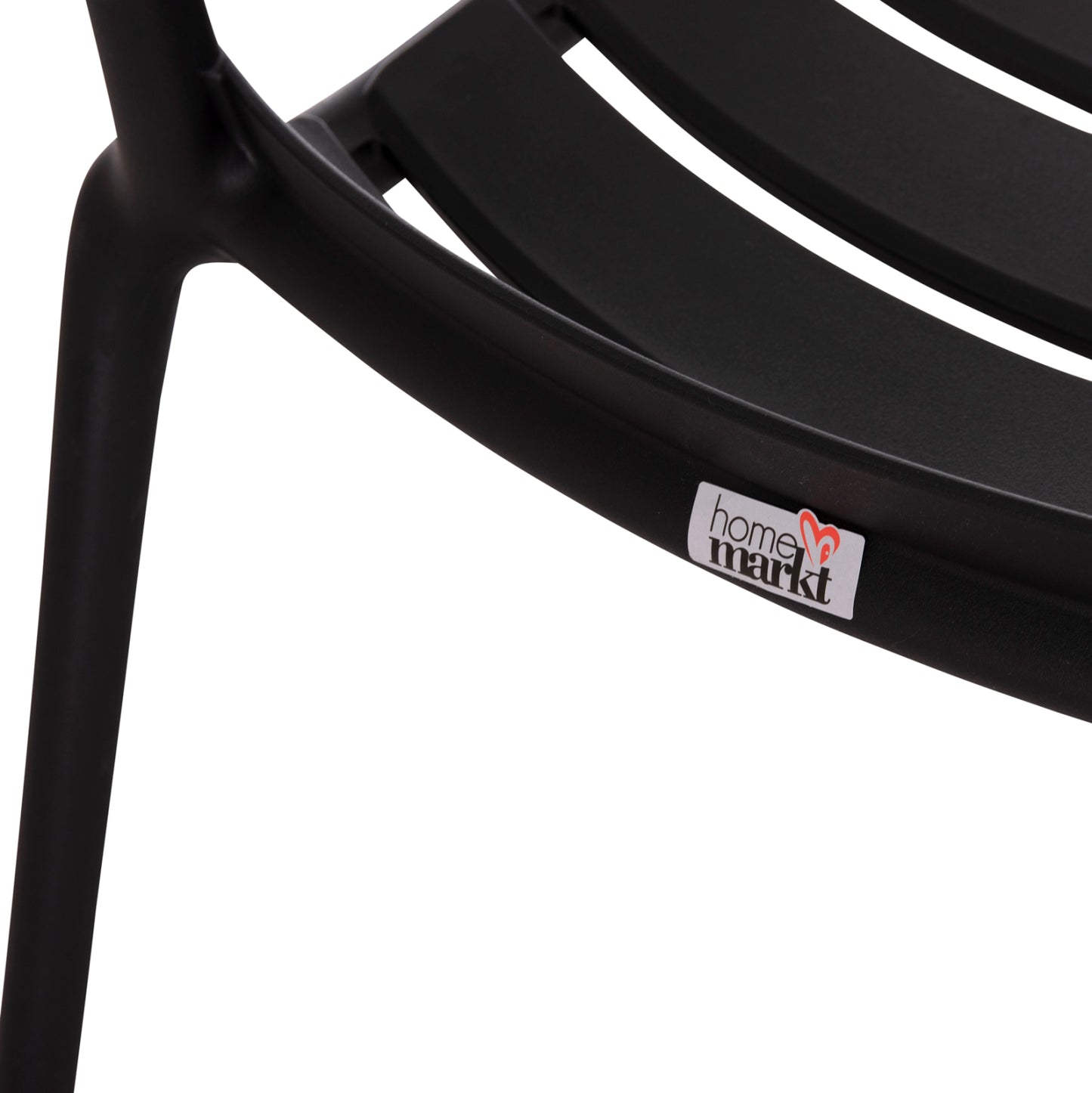 POLYPROPYLENE LOUNGE ARMCHAIR KORVER HM6333.02 BLACK 63.5x65x76Hcm.