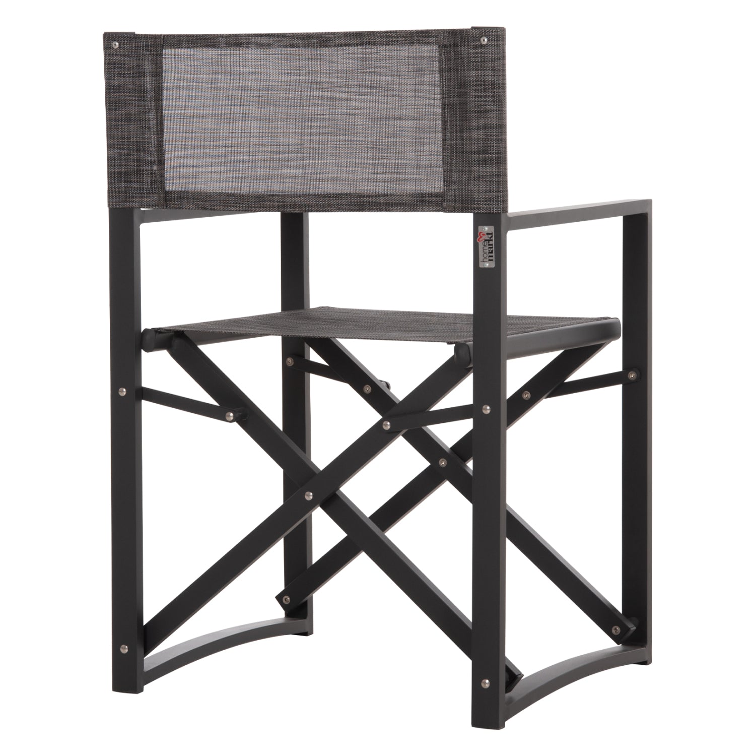 DIRECTOR'S CHAIR ALUMINUM DUPRE HM5094.01 GREY COLOR 57x48,5x85.5Hcm.