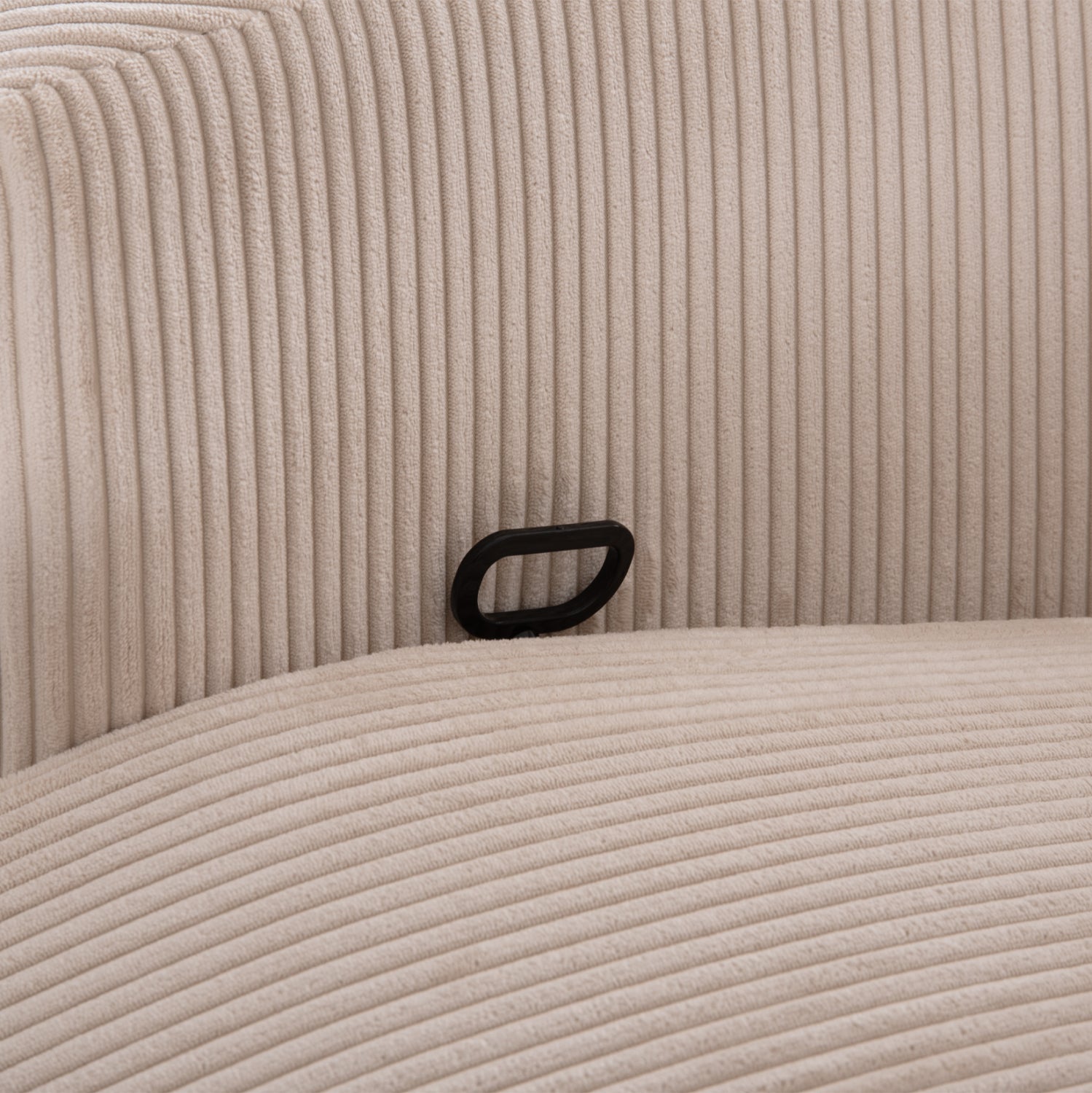 ARMCHAIR RELAX/BREASTFEEDING VELMORA HM3300.03 BEIGE STRIPED FABRIC 100x90x100Hcm.