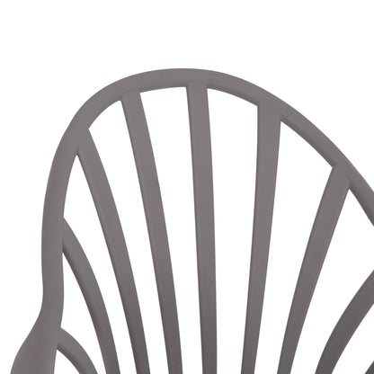 Dining chair HM8049.10 Anais Grey with wooden legs 60x53x86Η cm
