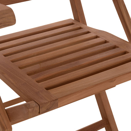 DINING CHAIR FOLDABLE CRANDER HM6377 TEAK WOOD 53x63x90Hcm.