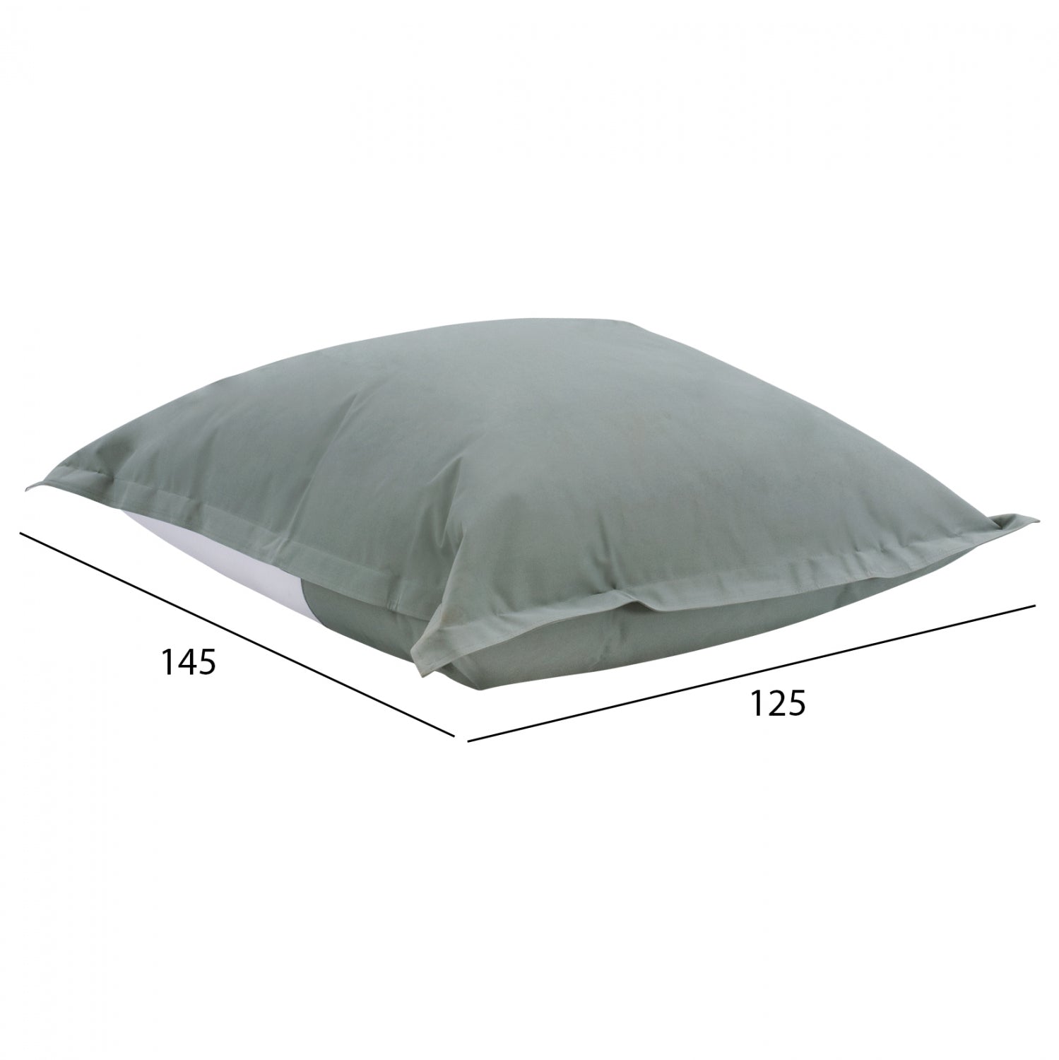 Pillow Pouf Bloom HM5113.20 Grey 125x145cm