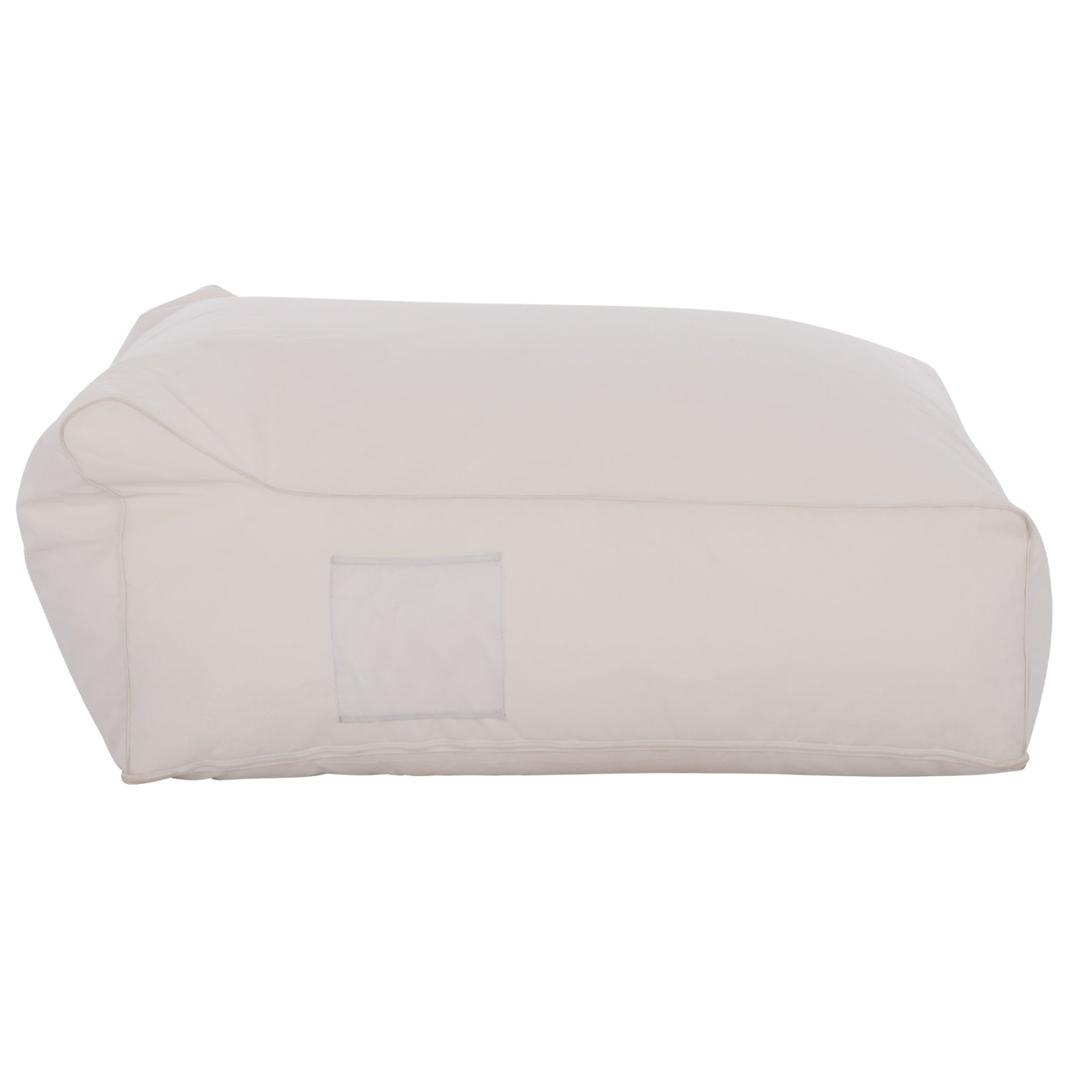 ΠΟΥΦ YAMIN 2ΑΤΟΜΩΝ ΜΕ TEXTILENE 600gr/m2 2X1 ΛΕΥΚΟ HM5773.11 140x140x40-60Υεκ.