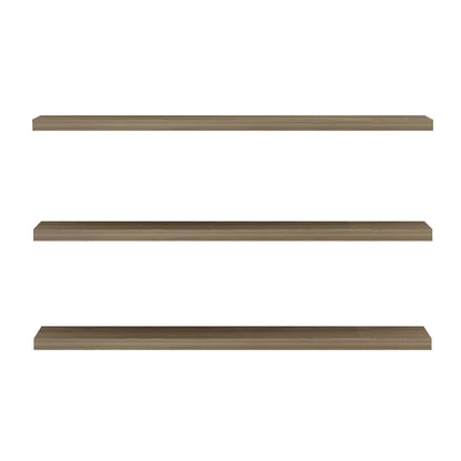 WALL SHELVES CASSIUS HM8966.12 MELAMINE IN NATURAL 60x14,5 cm.