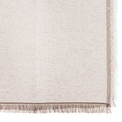 SOFA COVER-THROW WITH FRINGES DREAMTOPIA HM12161.01 IN ECRU COLOR 245X170cm.