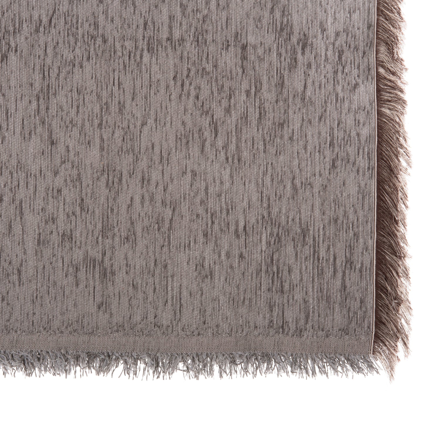 SOFA COVER-THROW WITH FRINGES DREAMTOPIA HM12161.07 IN GREY COLOR 245X170cm.