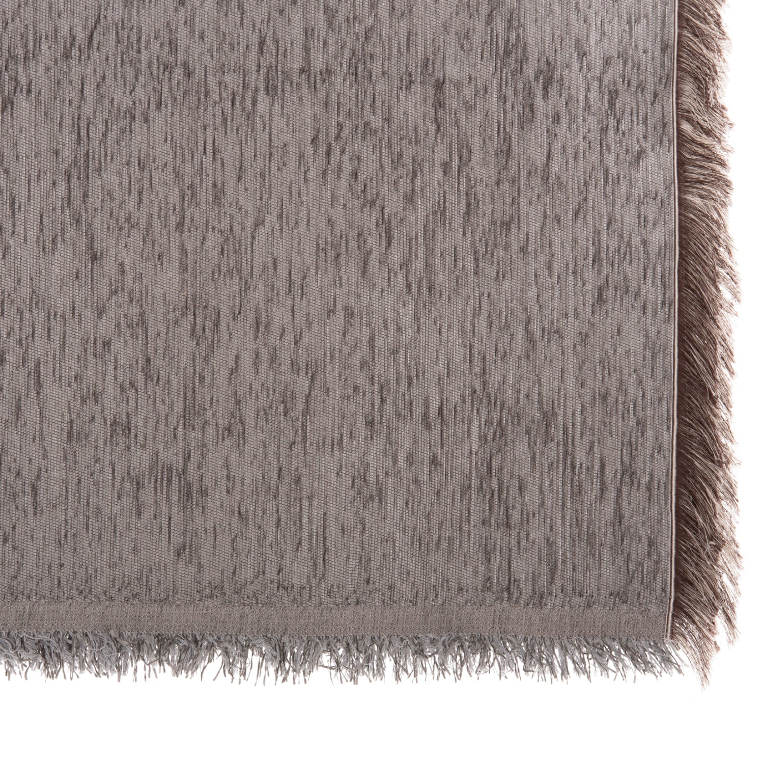 SOFA COVER-THROW WITH FRINGES DREAMTOPIA HM12165.08 IN GREY COLOR 295X170cm.