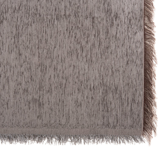 SOFA COVER-THROW WITH FRINGES DREAMTOPIA HM12165.08 IN GREY COLOR 295X170cm.