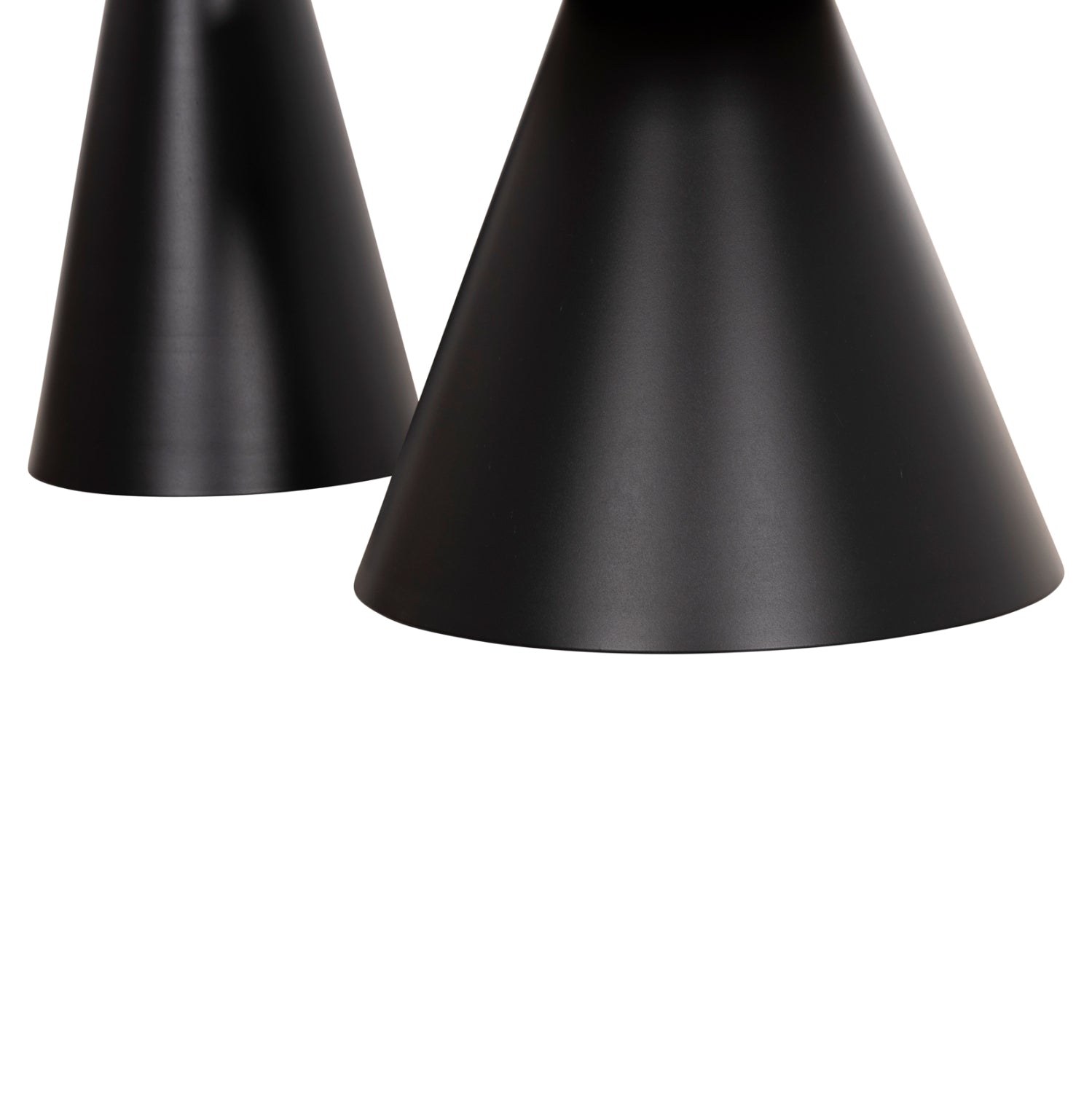 SET 2 COFFEE TABLES RIDGE(X) HM18307.02 SINTERED STONE TOPS--BLACK BASES Φ50cm & Φ70cm
