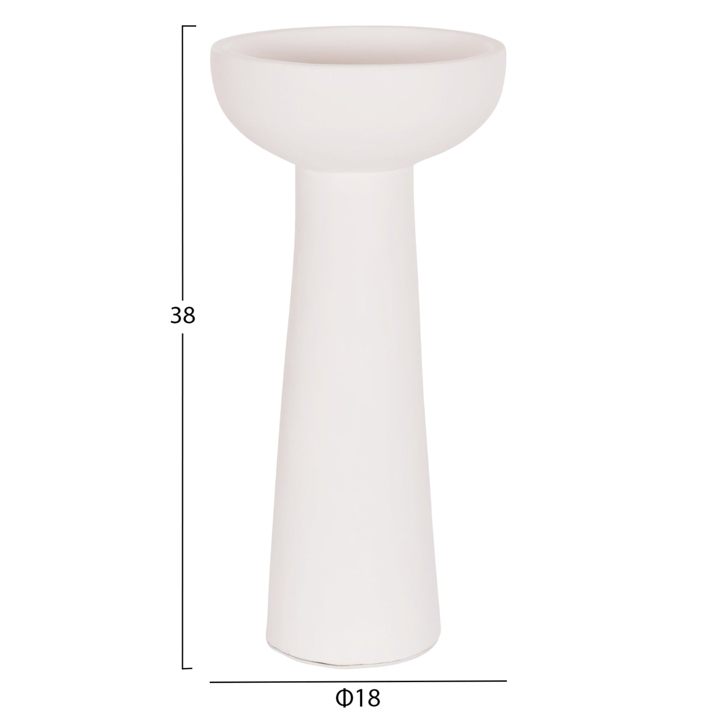 SET OF 3 TABLE DECORATIVE VASES LEKKAN HM21142.01 TERRACOTTA IN WHITE & BLACK