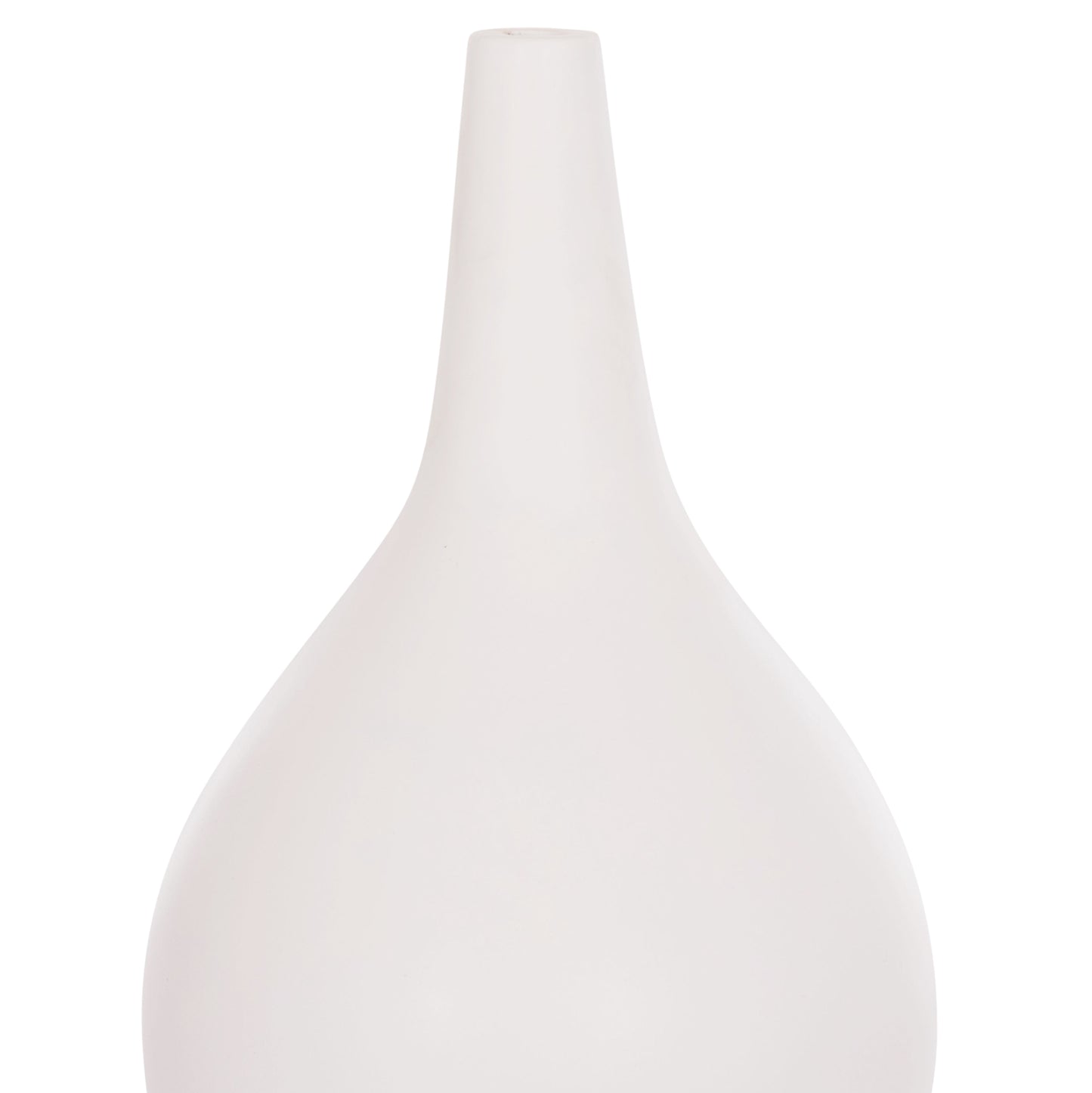 SET OF 3 TABLE DECORATIVE VASES DENI HM21141 FIBER CEMENT IN WHITE