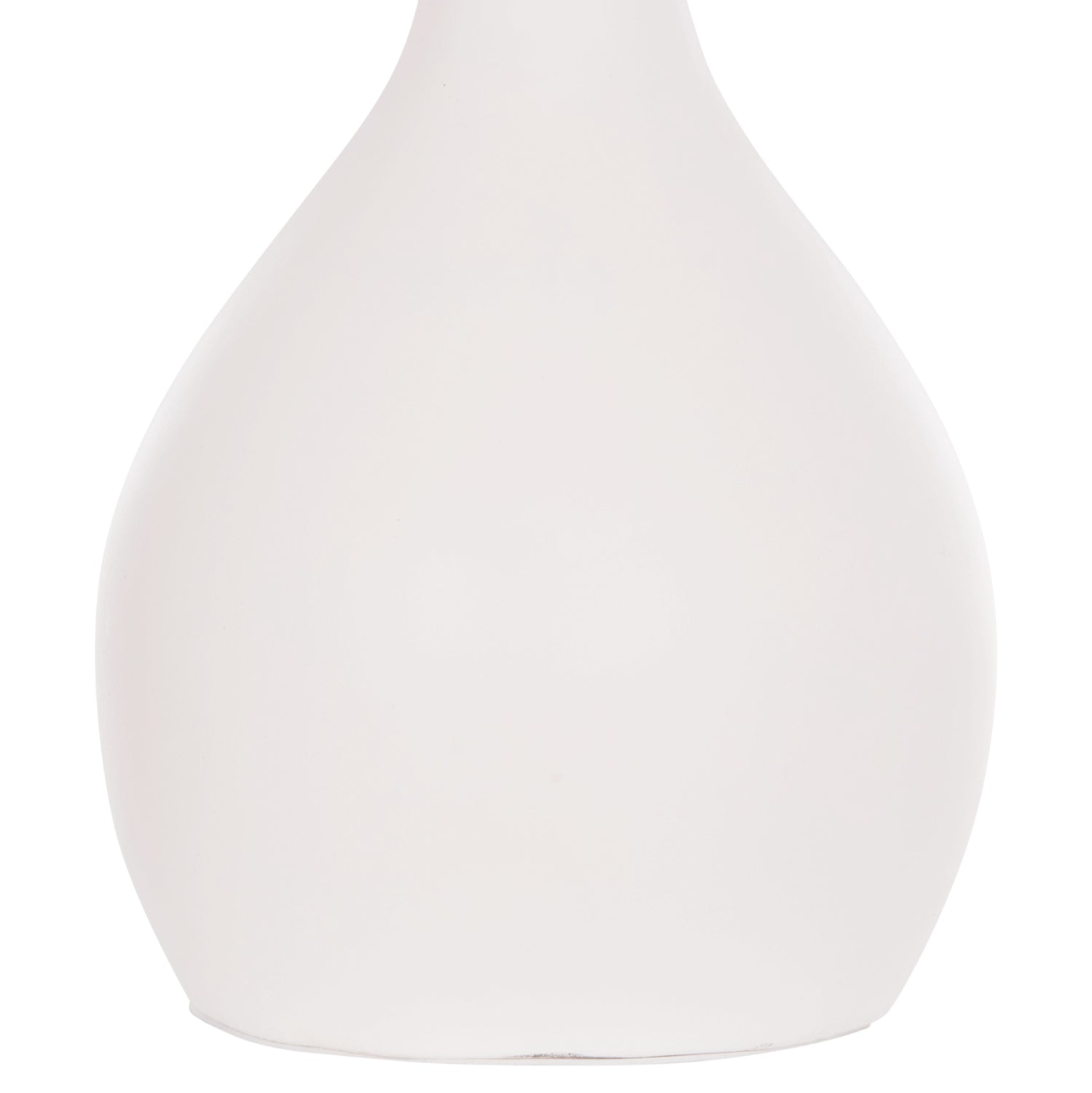 SET OF 3 TABLE DECORATIVE VASES DENI HM21141 FIBER CEMENT IN WHITE