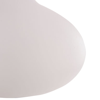 SET OF 3 TABLE DECORATIVE VASES DENI HM21141 FIBER CEMENT IN WHITE
