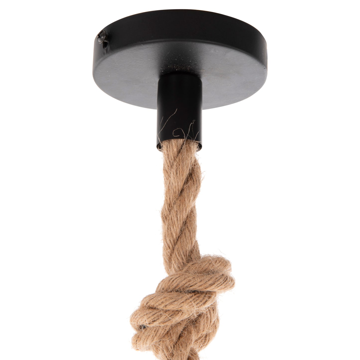 CEILING PENDANT LUMINAIRE SET HM11923 ROPE AND DRIED PALM LEAF FIBERS Φ41.5Χ150H cm.