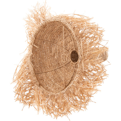 CEILING PENDANT LUMINAIRE SET HM11924 ROPE AND DRIED PALM LEAF FIBERS Φ52.5Χ160H cm.