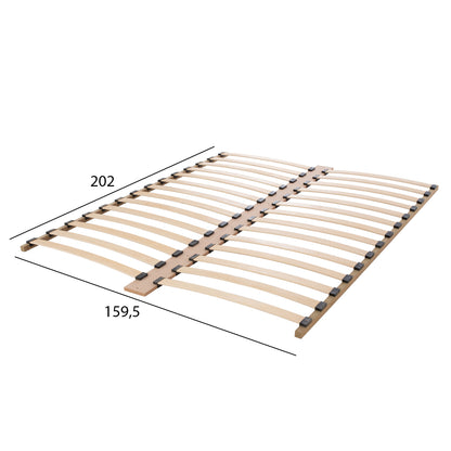 BEDROOM FURNITURE SET 5PCS ADLER HM11758 MELAMINE IN SONAMA OAK-FOR MATTRESS 160x200cm