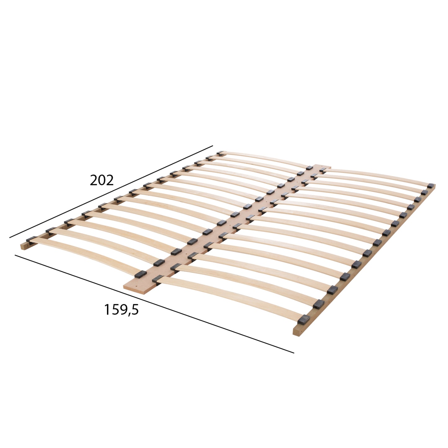 BEDROOM FURNITURE SET 6PCS ADLER HM11759 MELAMINE IN SONAMA OAK-FOR MATTRESS 160x200cm