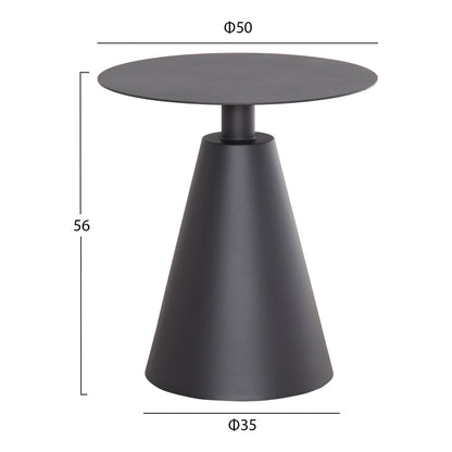 OUTDOOR LOUNGE SET 3PCS OREGO HM21106.01 ALUMINUM IN DARK GREY COLOR