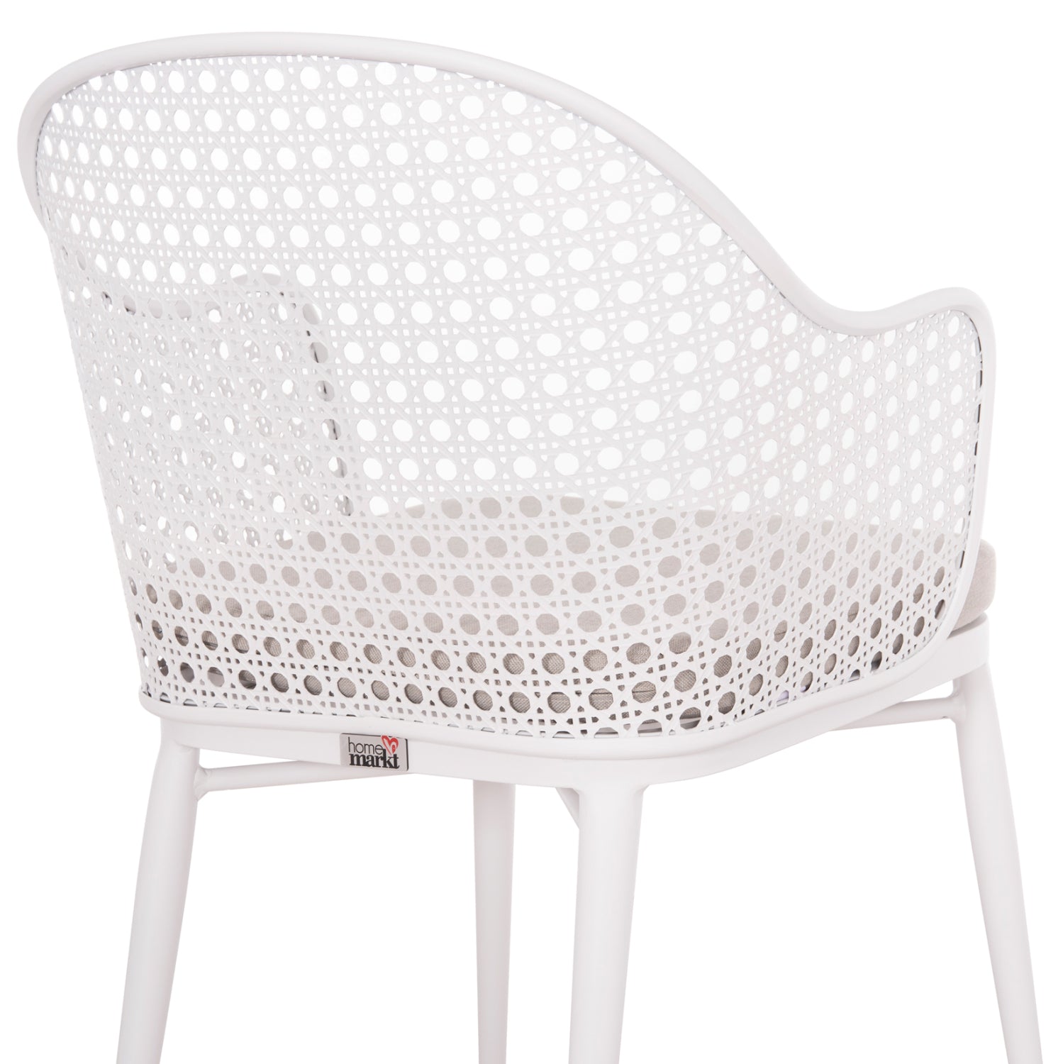 OUTDOOR LOUNGE SET 3PCS OREGO HM21106.02 ALUMINUM IN WHITE COLOR