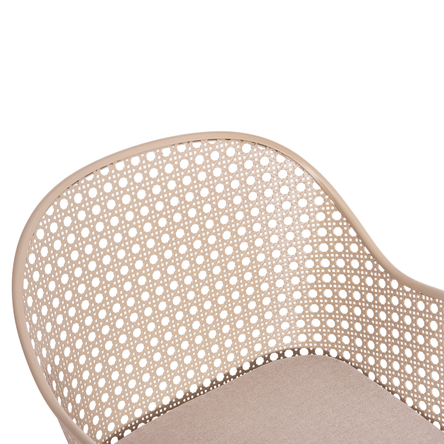 OUTDOOR LOUNGE SET 3PCS OREGO HM21106.03 ALUMINUM IN CAPPUCCINO COLOR