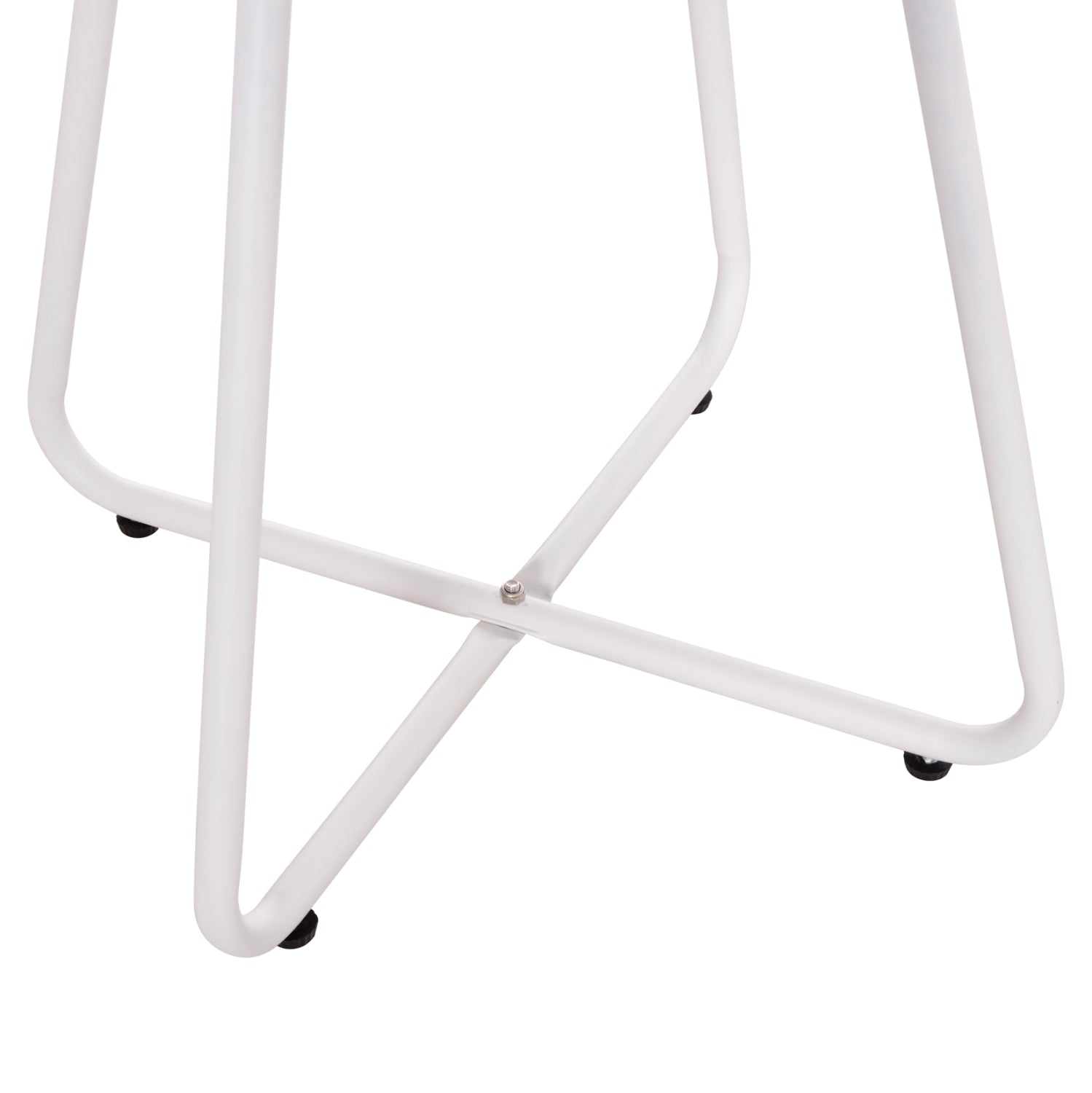 OUTDOOR LOUNGE SET 3PCS OREGO HM21107.02 ALUMINUM & METAL IN WHITE COLOR