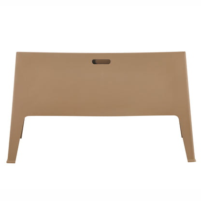 LOUNGE SET 4PCS SLEEK HM21275.03 POLYPROPYLENE IN CAPPUCCINO