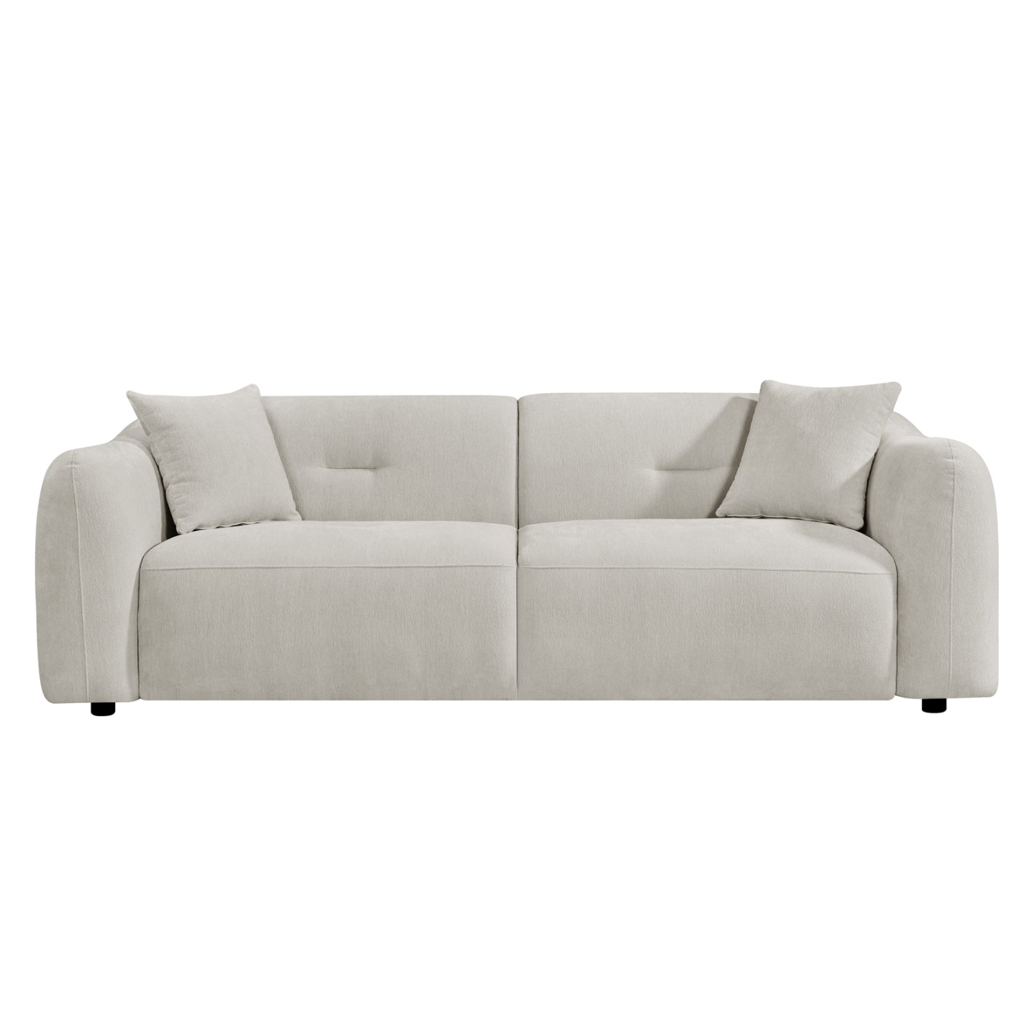 SOFA SET 2PCS JUNOA HM10819.02 ECRU FABRIC
