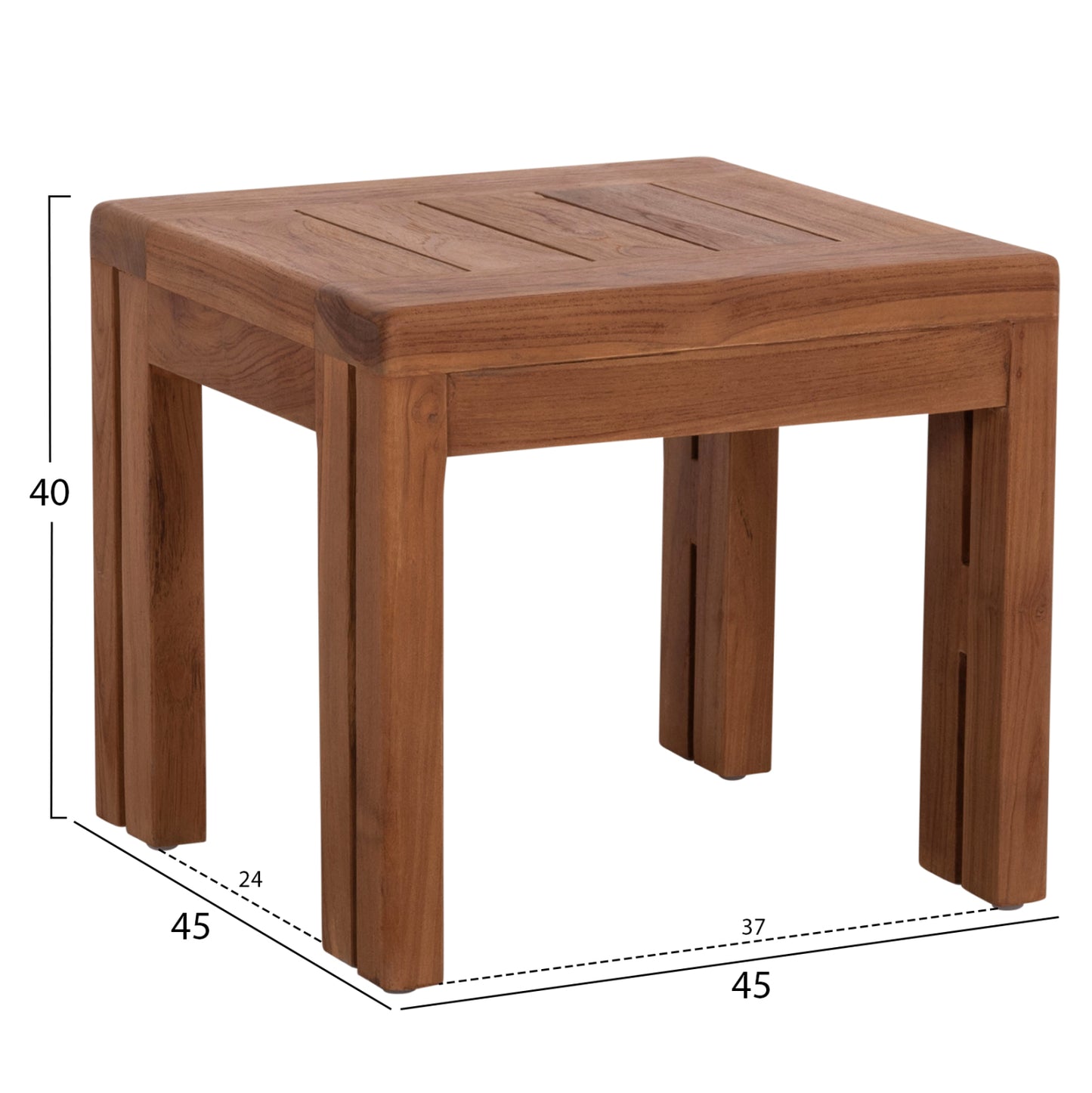 LOUNGE SET KIOTO HM10962 5PCS & 5-SEATS--TEAK WOOD-BEIGE CUSHIONS