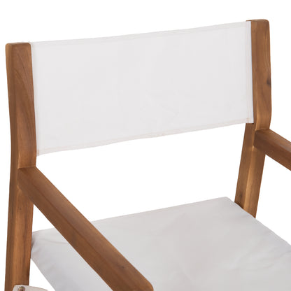 OUTDOOR DINING SET 3PCS SOUL HM10984.02 ACACIA WOOD--ECRU TEXTILENE