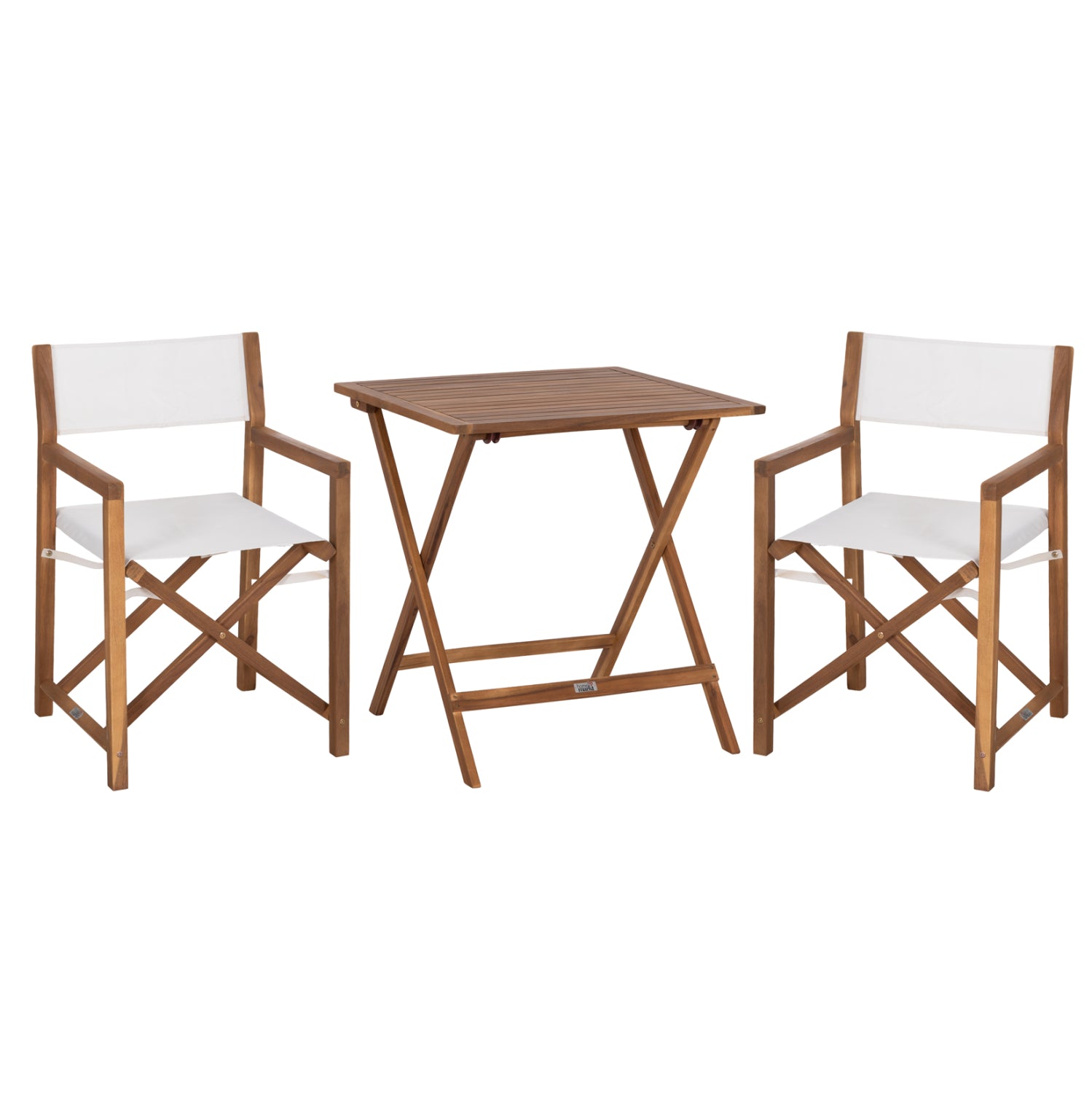 OUTDOOR DINING SET 3PCS SOUL HM10984.02 ACACIA WOOD--ECRU TEXTILENE