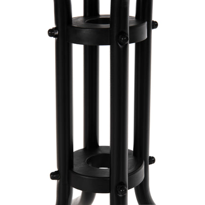 OUTDOOR DINING SET 3PCS LAURA HM10468.03 METAL & ALUM. CHAIRS & TABLE--BLACK