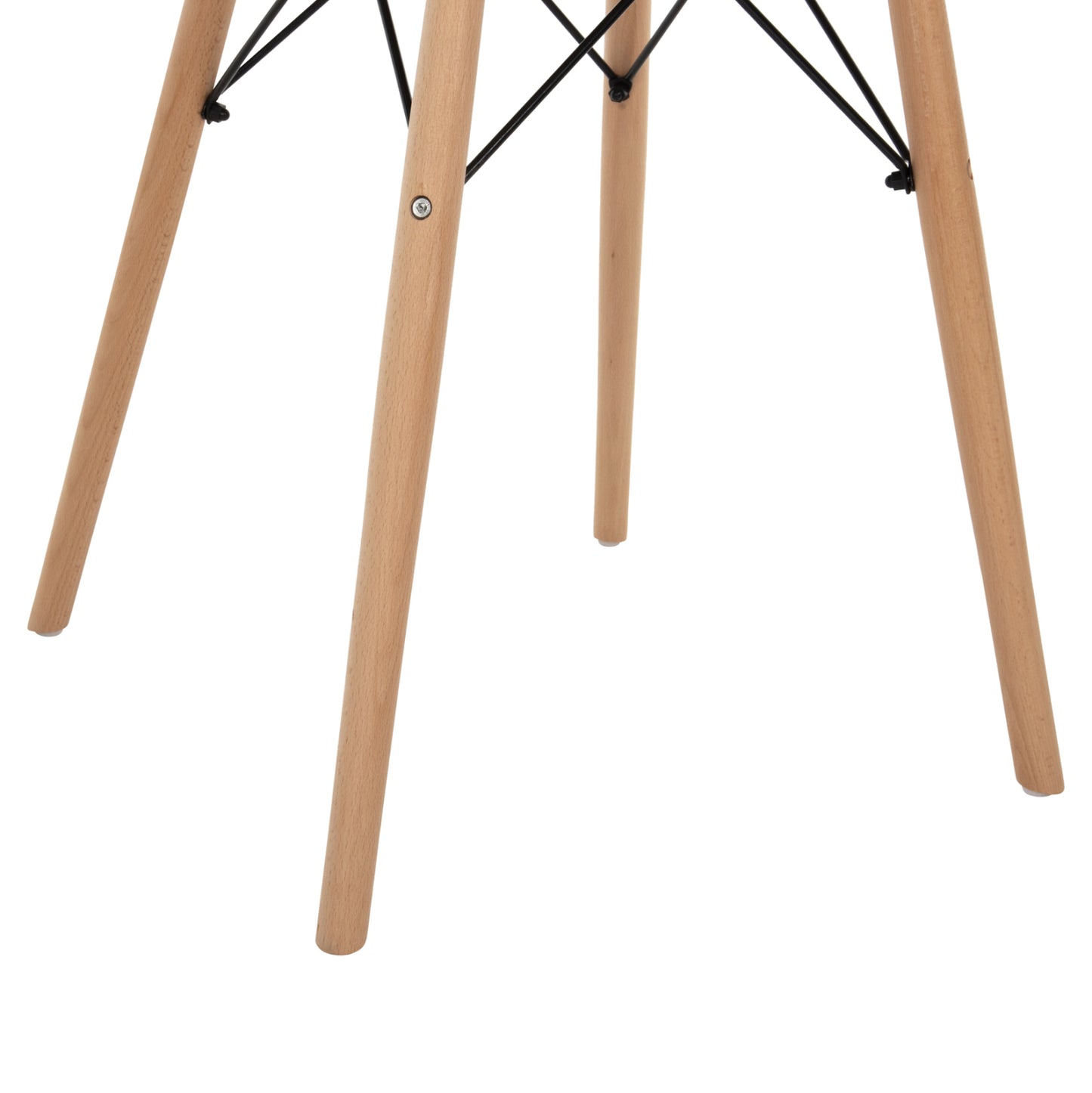 DINING SET 3PCS TWIST HM21370 ROUND TABLE Φ60 & 2 DINING CHAIRS IN CAPPUCCINO COLOR