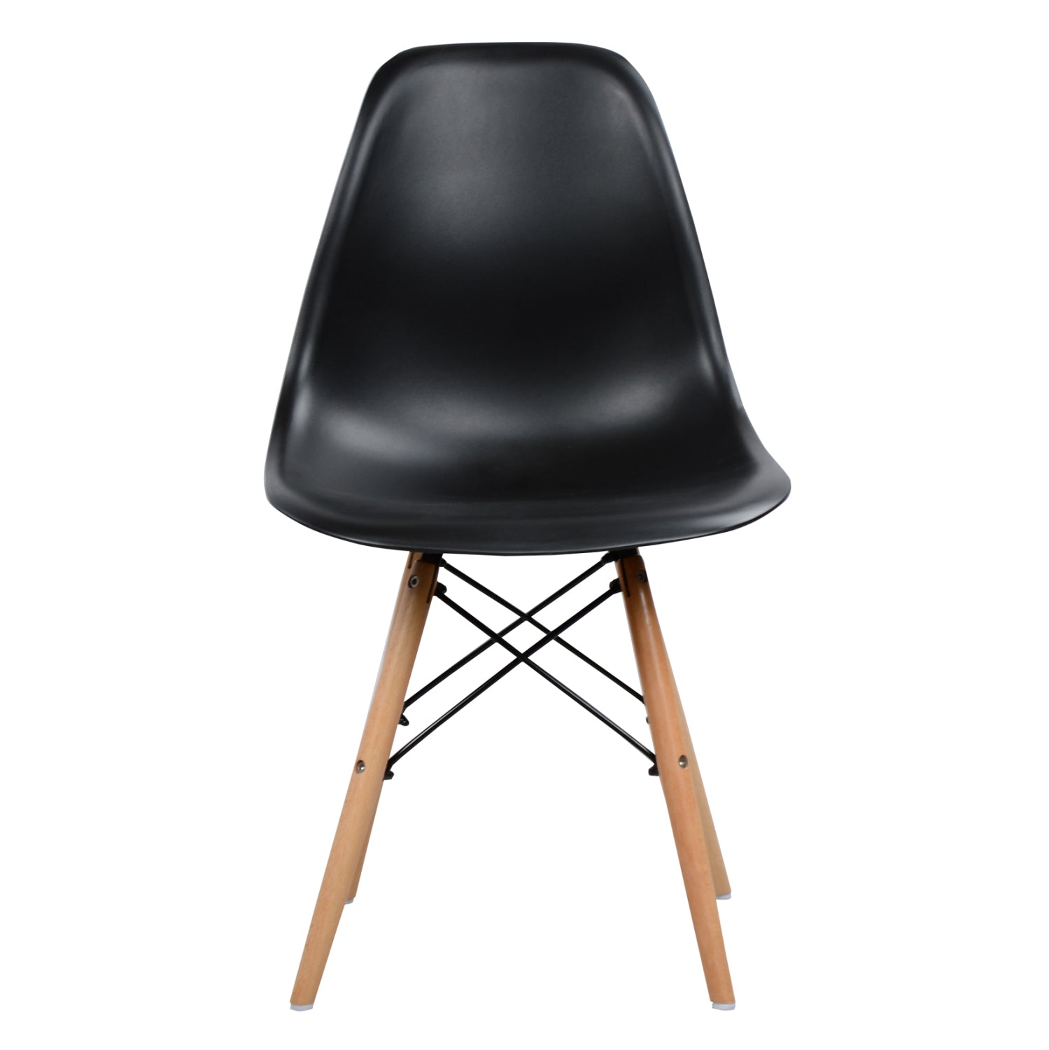 DINING SET 3PCS TWIST HM21371 ROUND TABLE Φ60 & 2 DINING CHAIRS IN BLACK COLOR