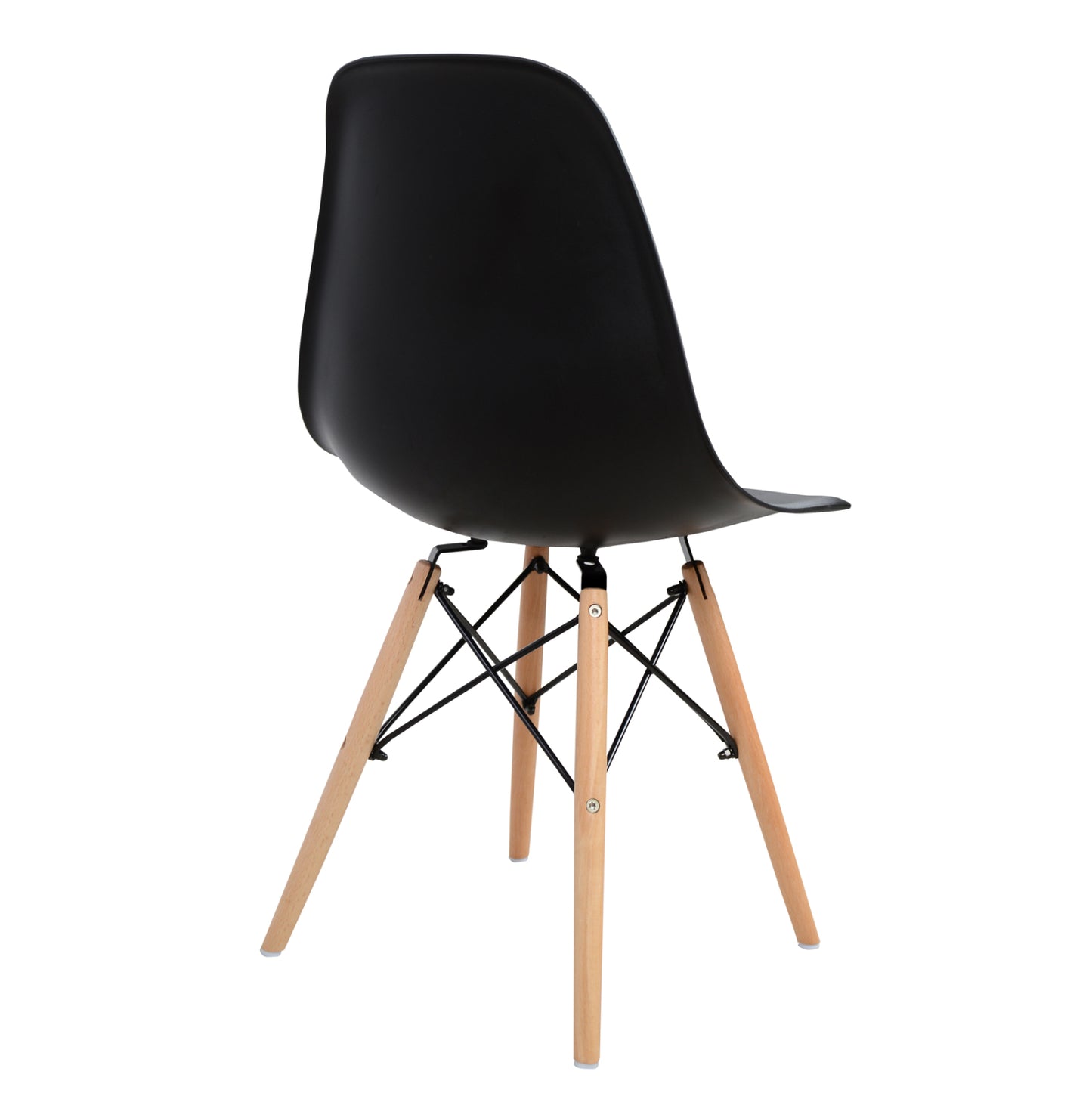 DINING SET 3PCS TWIST HM21371 ROUND TABLE Φ60 & 2 DINING CHAIRS IN BLACK COLOR